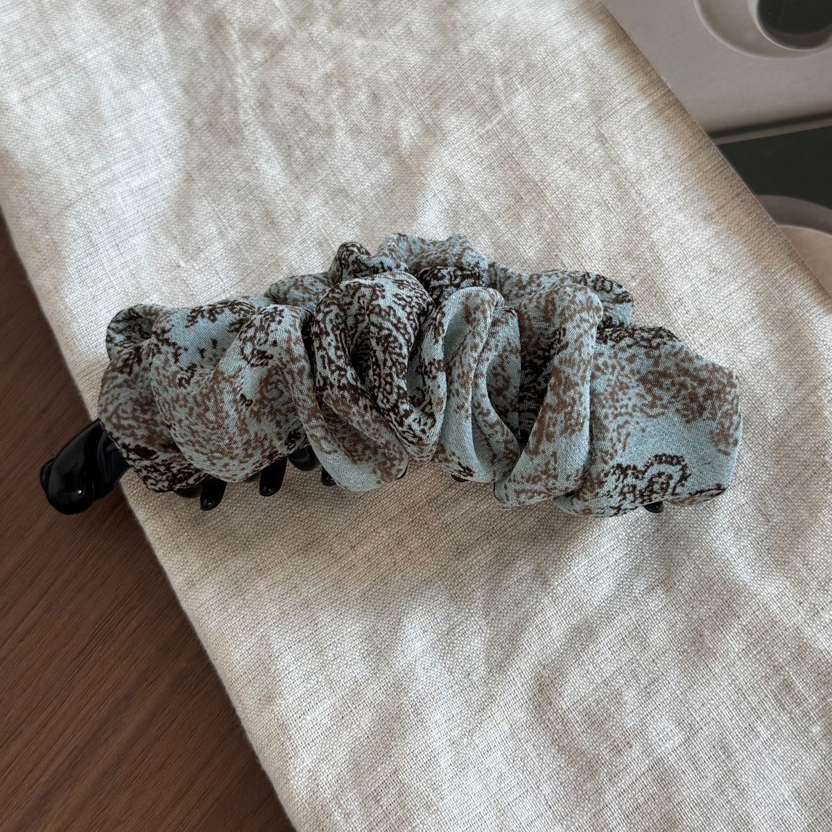 碎花簡約髮夾