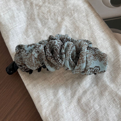 碎花簡約髮夾