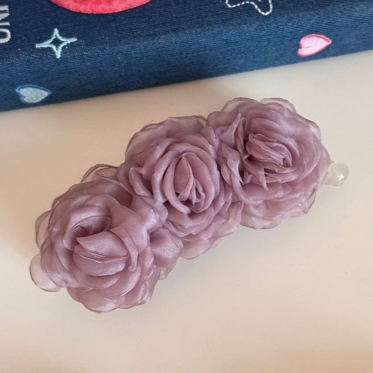 玫瑰簡約髮夾