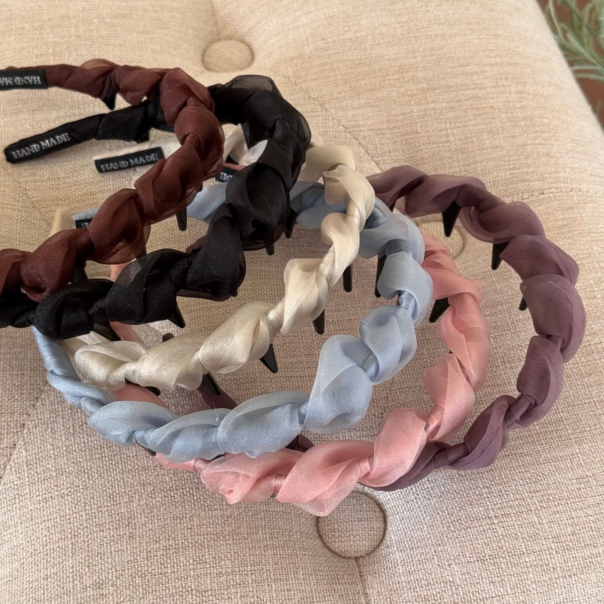 纏繞簡約髮箍－第二視角實拍｜https://igowo.tw/