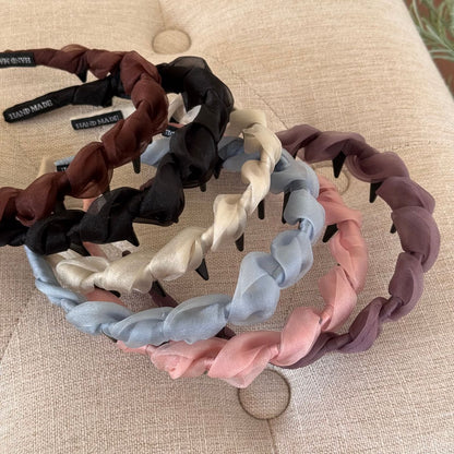 纏繞簡約髮箍－第二視角實拍｜https://igowo.tw/
