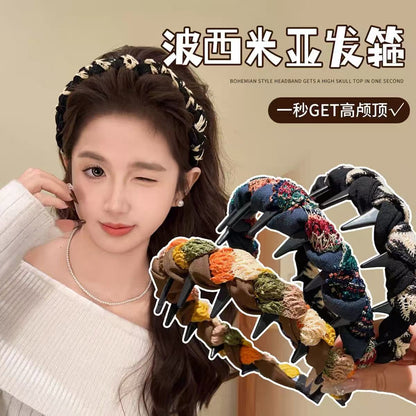 纏繞簡約髮箍－商品主圖｜https://igowo.tw/