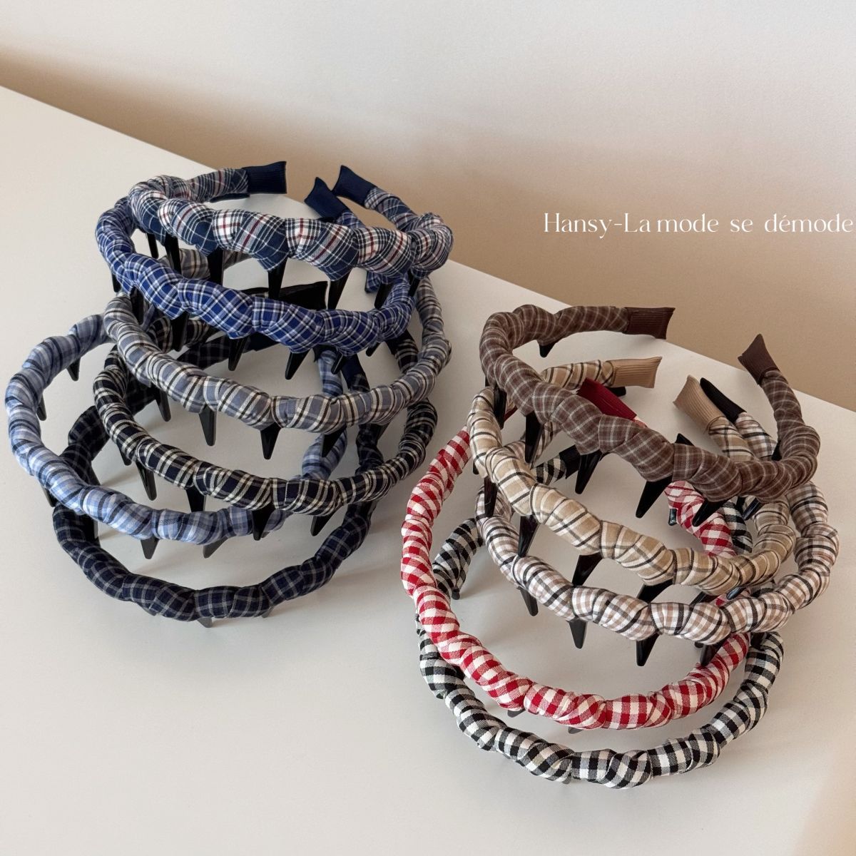 波浪簡約髮箍－商品主圖｜https://igowo.tw/
