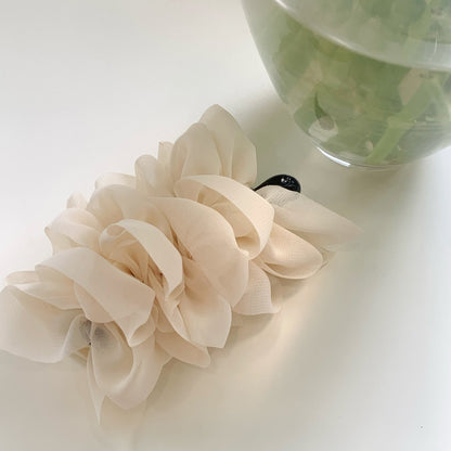 網紗花朵髮夾