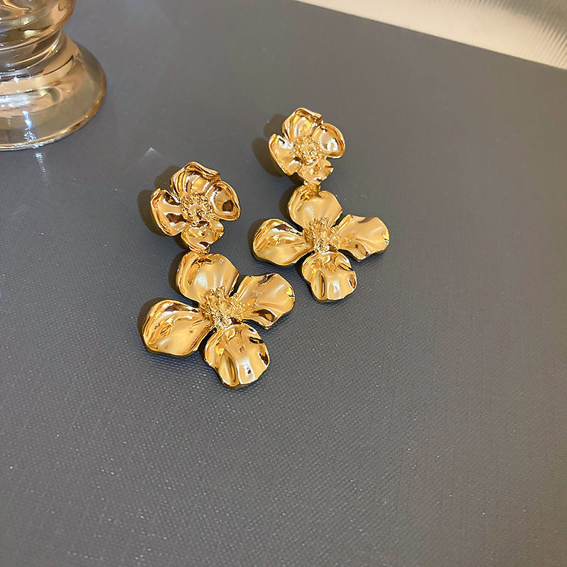 金屬簡約耳環－細節特寫28｜https://igowo.tw/