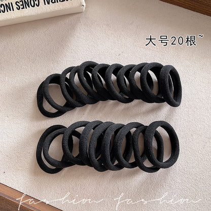 黑色彈力繩髮圈