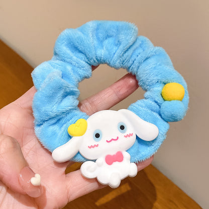 絨面大腸圈草莓髮圈