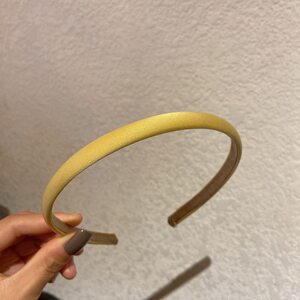 藍色復古簡約髮箍－綠卡色款細節｜https://igowo.tw/