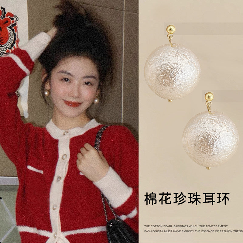 珍珠復古耳環－商品主圖｜https://igowo.tw/