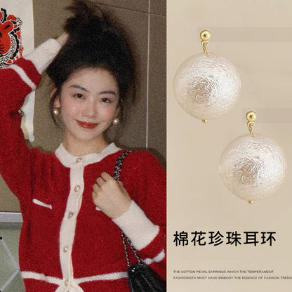 珍珠復古耳環－商品主圖｜https://igowo.tw/