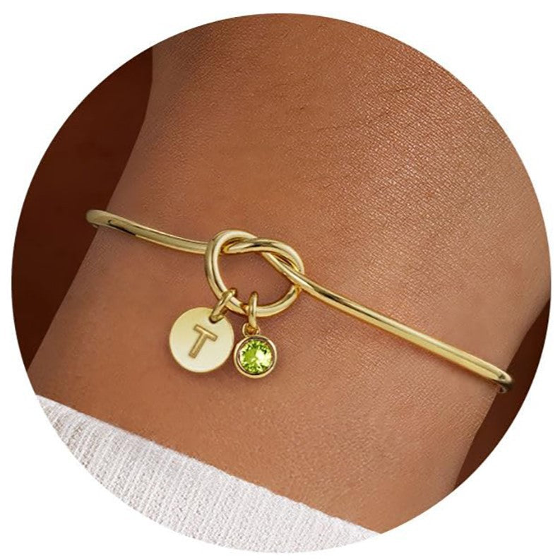 不銹鋼字母手鐲