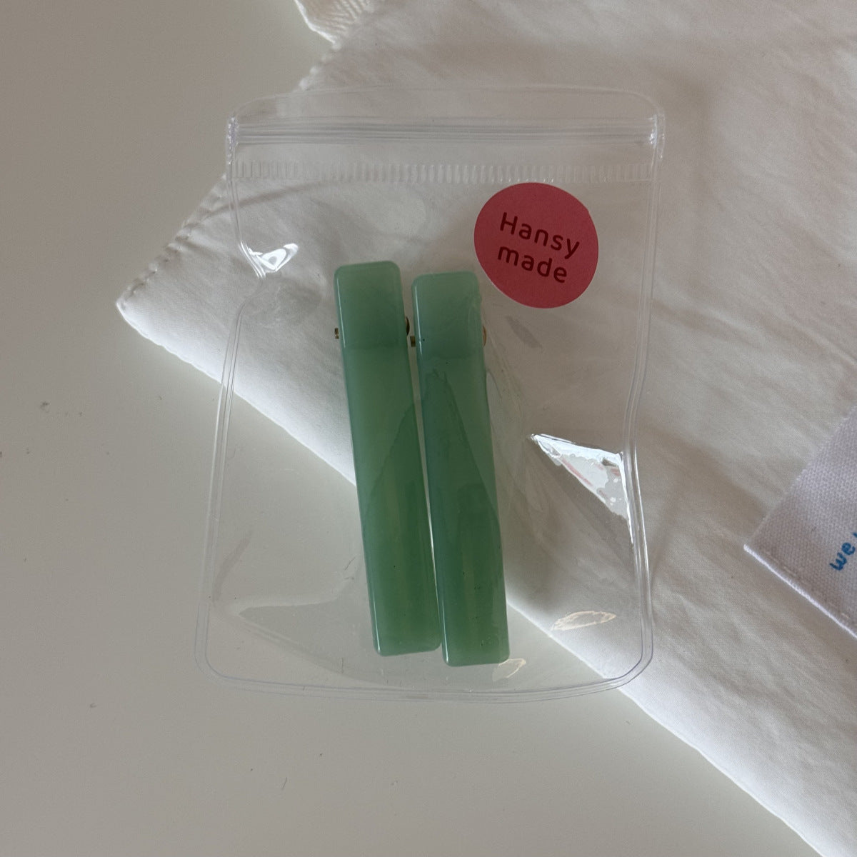 繽紛方形髮夾