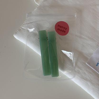 繽紛方形髮夾