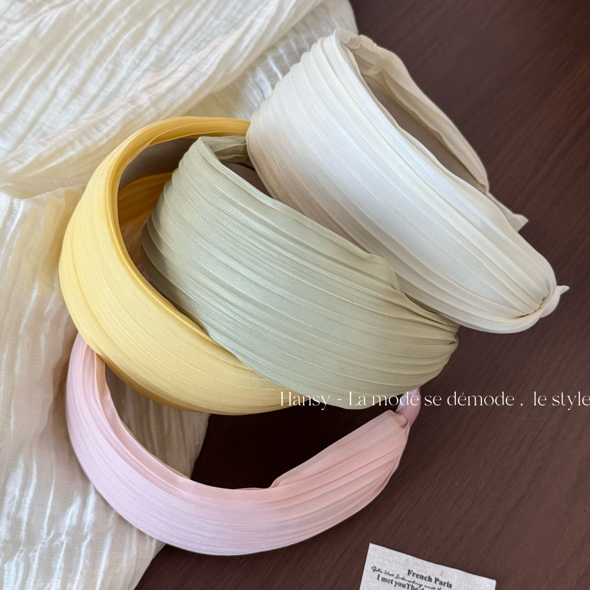 寬版簡約髮箍－商品主圖｜https://igowo.tw/