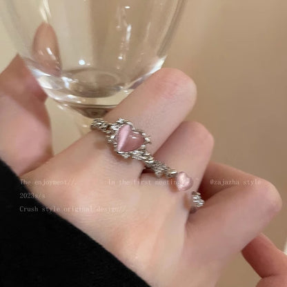 鋯石蝴蝶可調式戒指－銀（左邊款）款細節34｜https://igowo.tw/