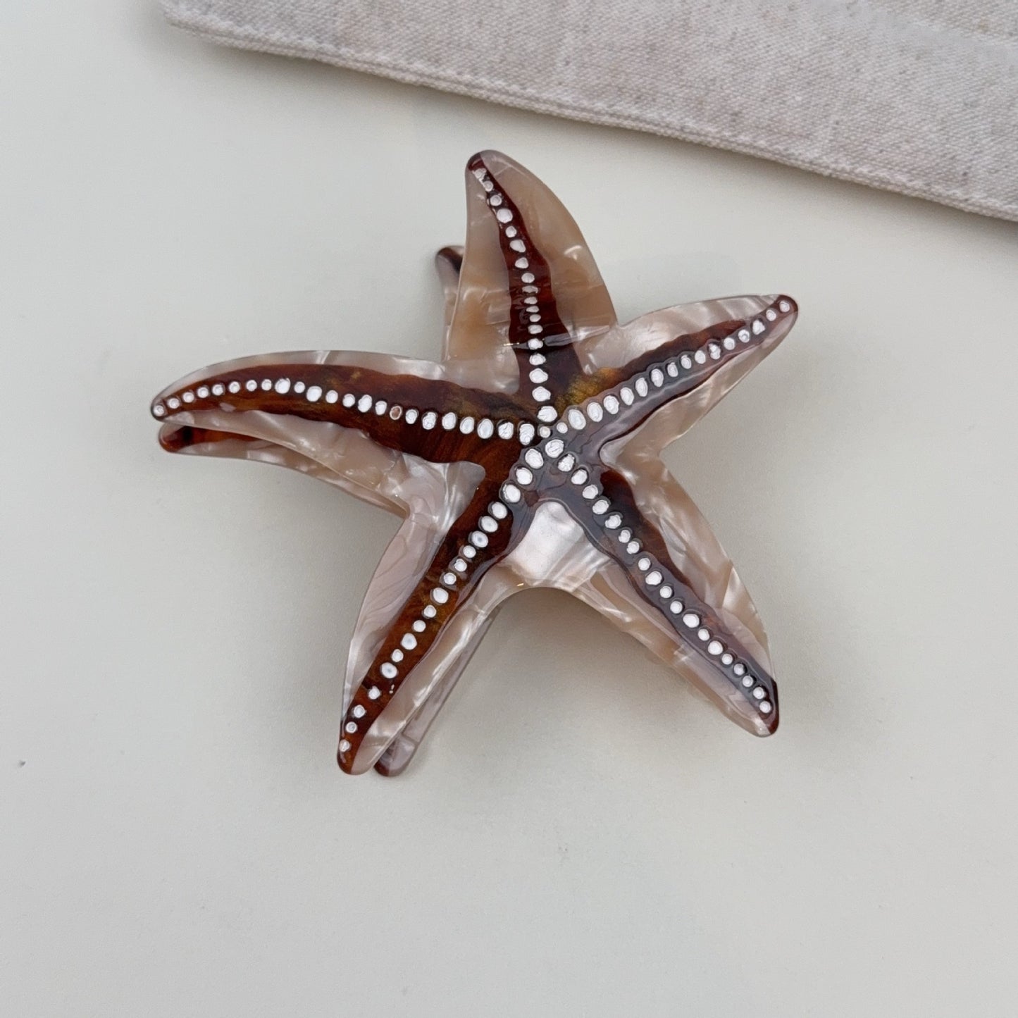 醋酸板材海星髮夾