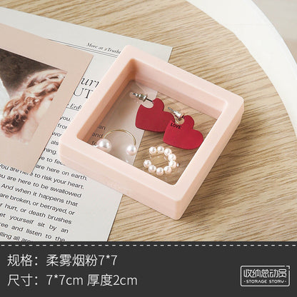 透明簡約耳環
