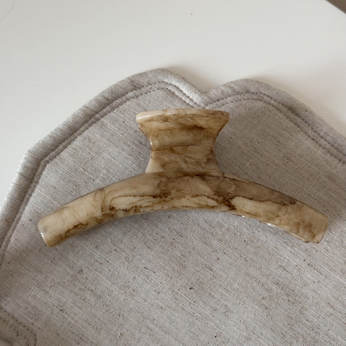 大理石紋髮夾