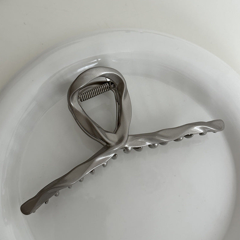 金屬蝴蝶結鯊魚夾