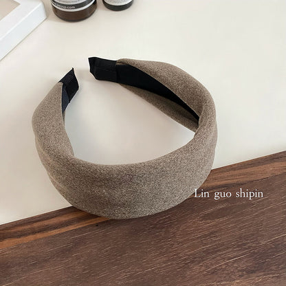 格紋簡約髮箍－細節特寫6｜https://igowo.tw/