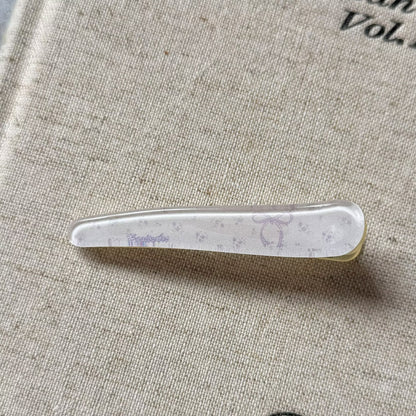 繽紛碎花領結髮夾