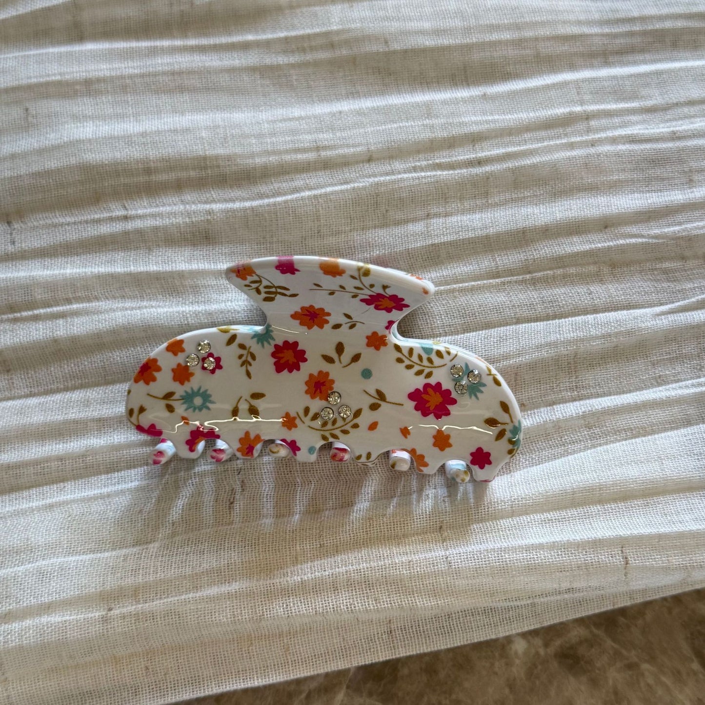 醋酸板材碎花鯊魚夾