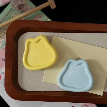 繽紛兔子卡通髮夾－紫色兔子髮夾款細節1｜https://igowo.tw/