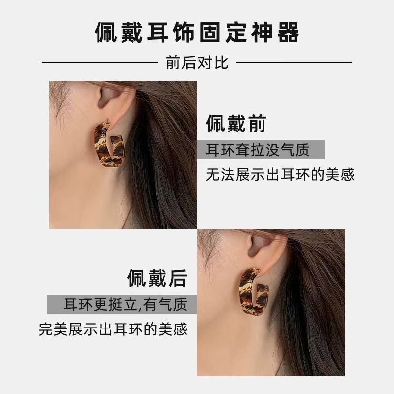 矽膠簡約耳環－細節特寫1｜https://igowo.tw/