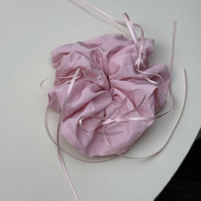 彩色緞帶蝴蝶結髮圈