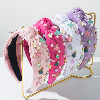 金屬鑲鑽髮箍－商品主圖｜https://igowo.tw/