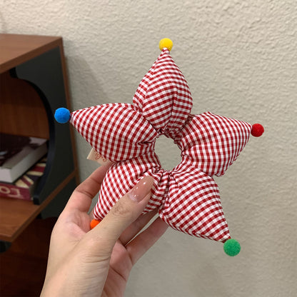 星星立體髮圈