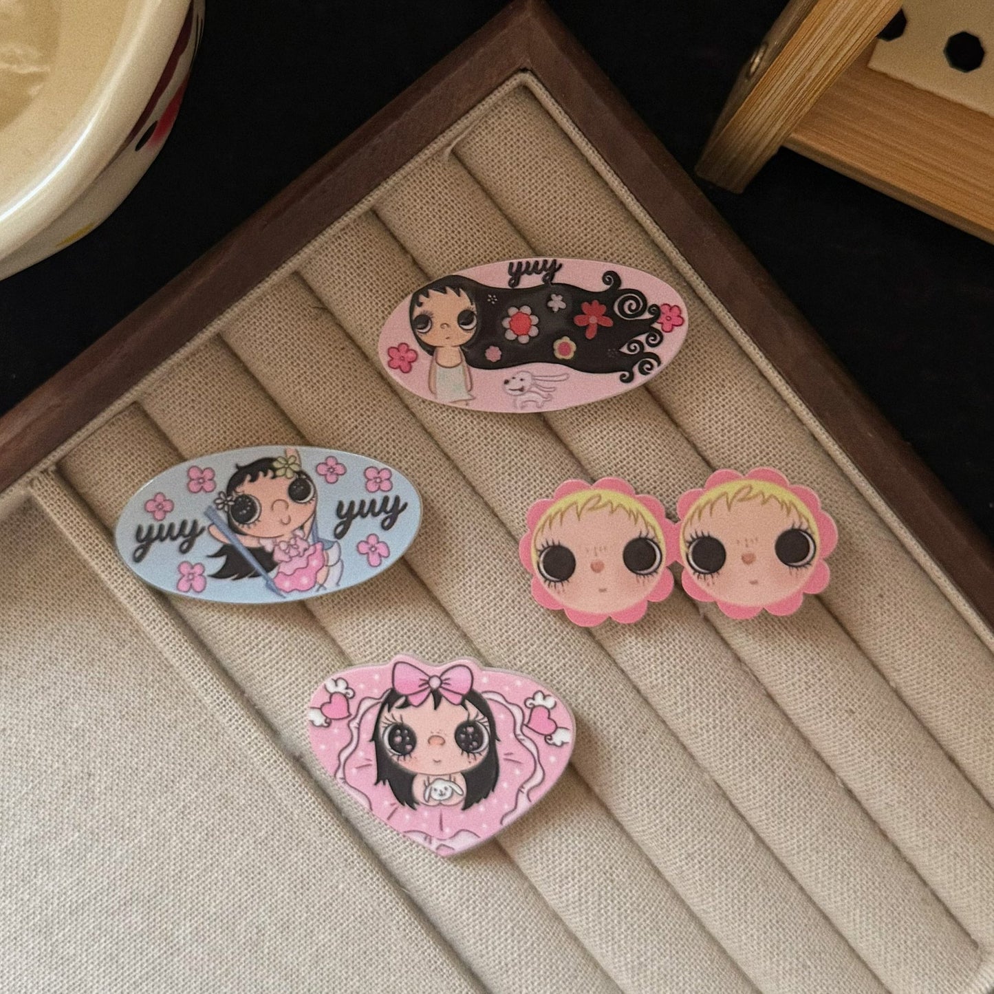 卡通簡約髮夾－商品主圖｜https://igowo.tw/