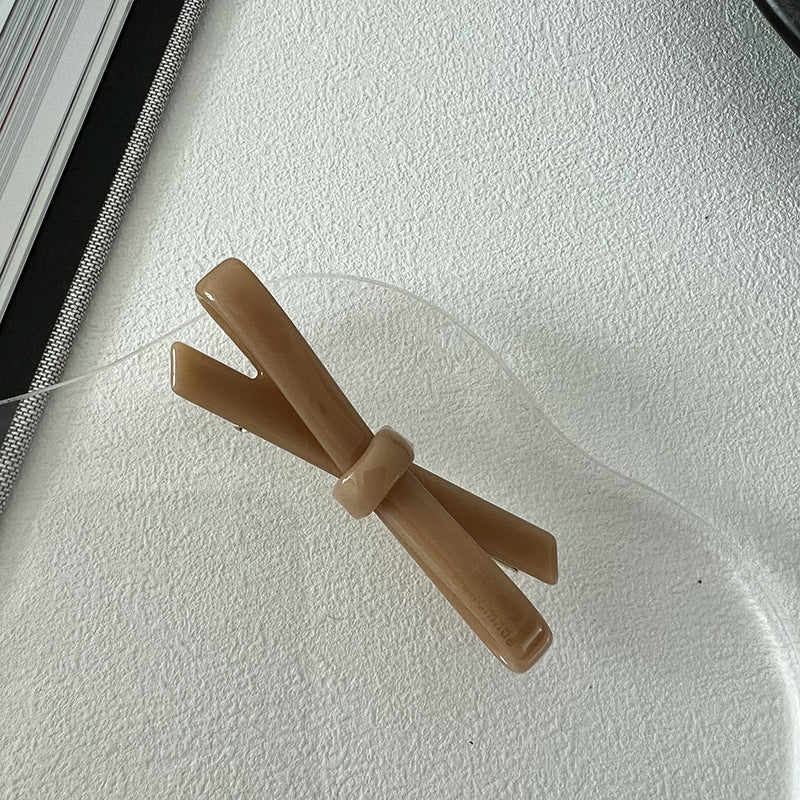 醋酸板材蝴蝶結髮夾