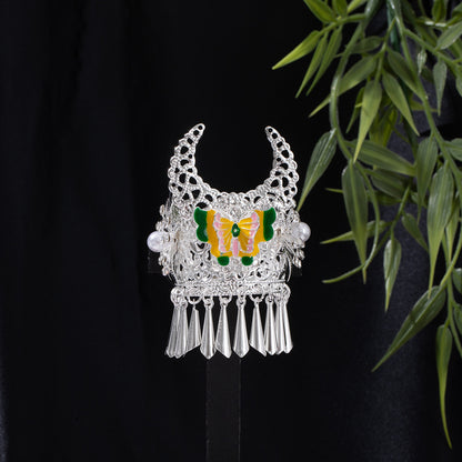 珍珠花朵流蘇鏤空飾品－/花寧，吊墜隨機款細節｜https://igowo.tw/