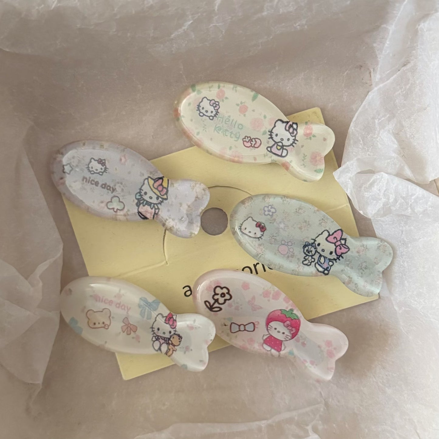 貓咪魚尾髮夾－商品主圖｜https://igowo.tw/