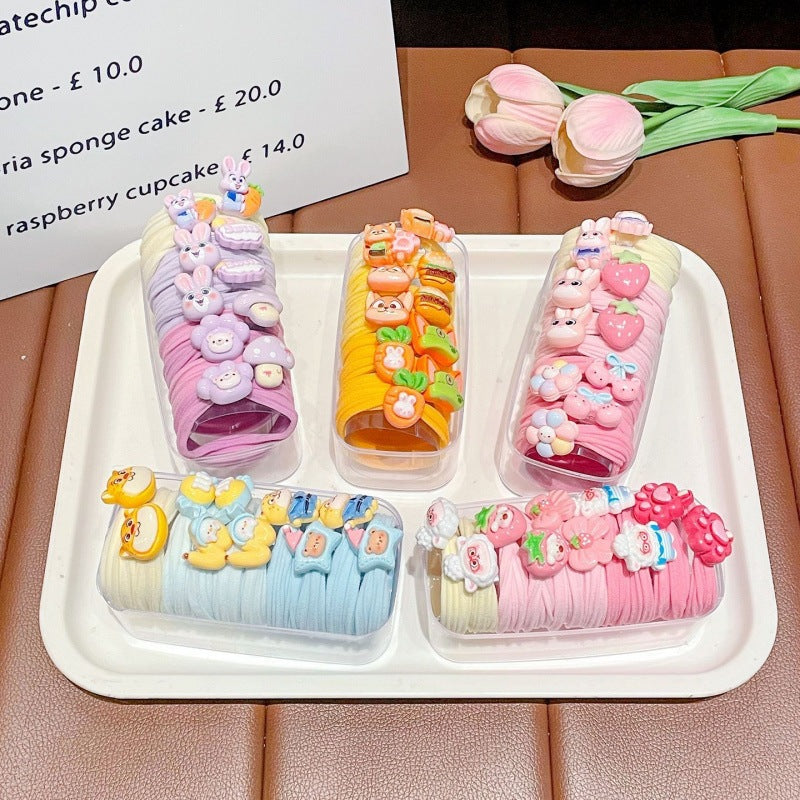 彈力繩兔子髮圈－商品主圖｜https://igowo.tw/