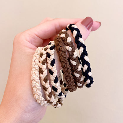 棕色簡約髮圈－2# 咖色 1條款實拍｜https://igowo.tw/