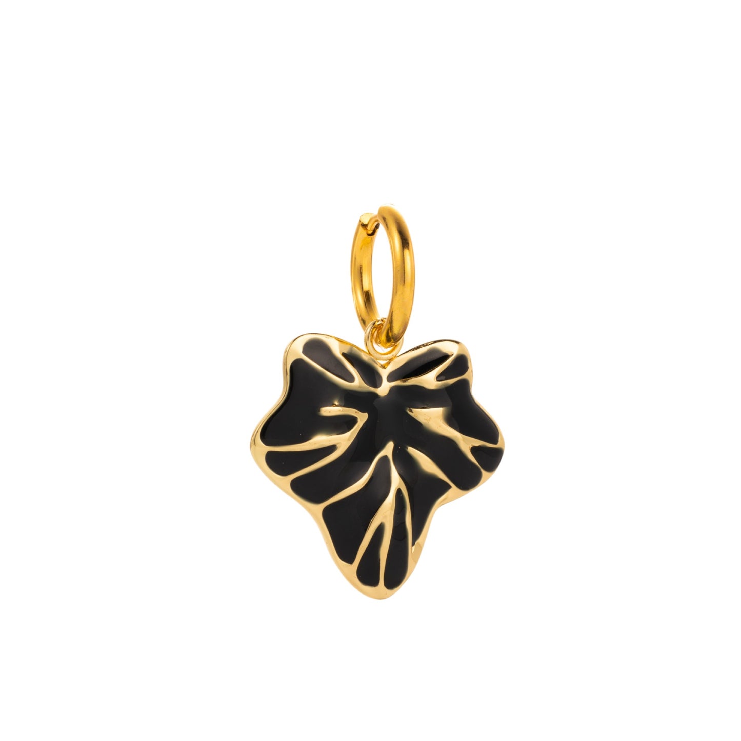 樹葉花朵耳扣－細節特寫10｜https://igowo.tw/
