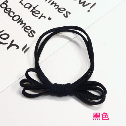 彈力繩格紋編織髮圈