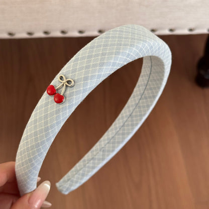 格紋大腸圈髮圈