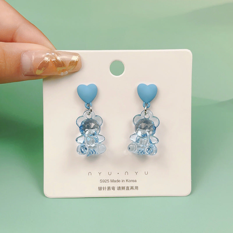 綠色金屬蝴蝶結耳釘－細節特寫29｜https://igowo.tw/