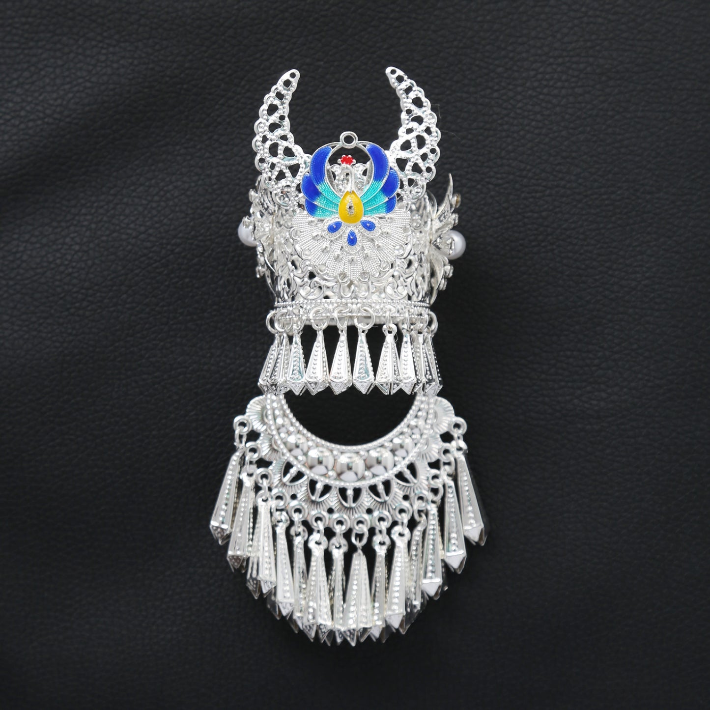 珍珠流蘇鏤空飾品－/花蝶/吊墜隨機款細節｜https://igowo.tw/
