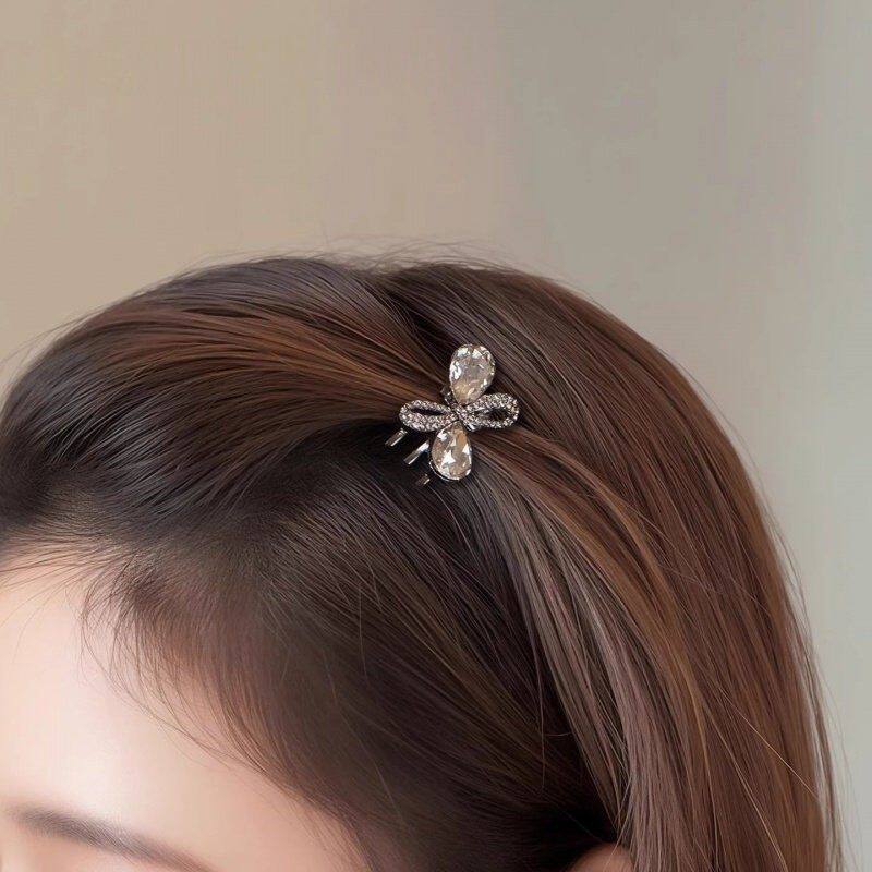 鋯石愛心小巧髮夾
