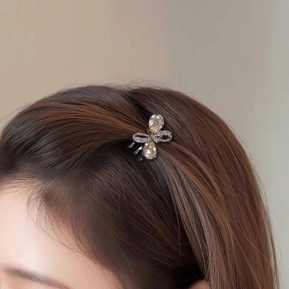鋯石愛心小巧髮夾