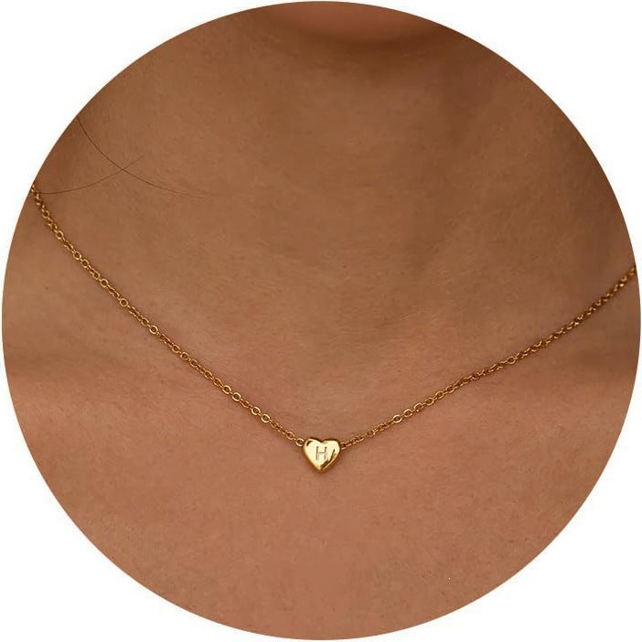 銅愛心可調節項鍊