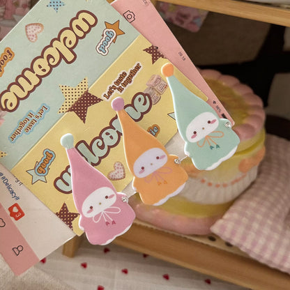 粉色貓咪髮夾－商品主圖｜https://igowo.tw/