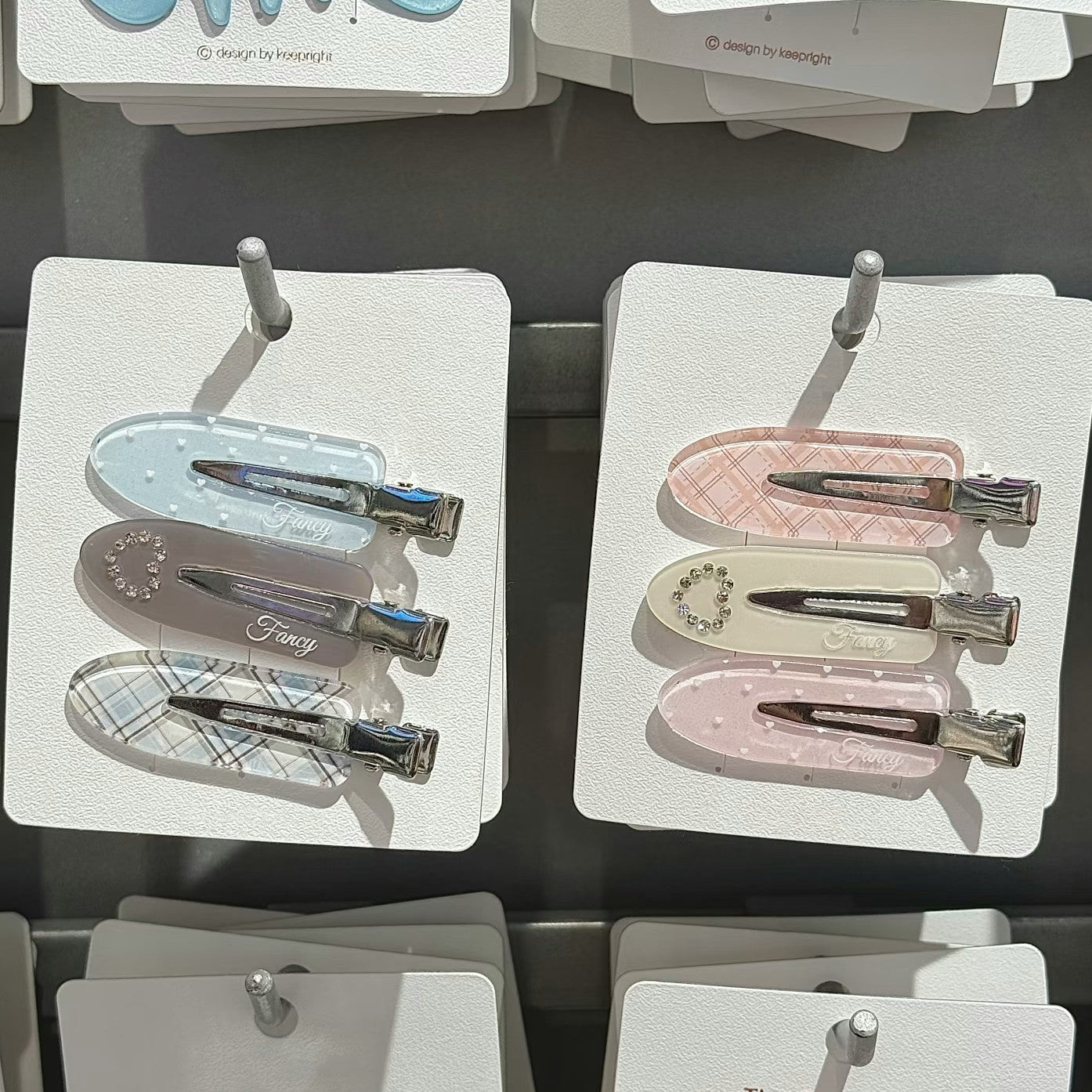 卡通簡約髮夾－商品主圖｜https://igowo.tw/