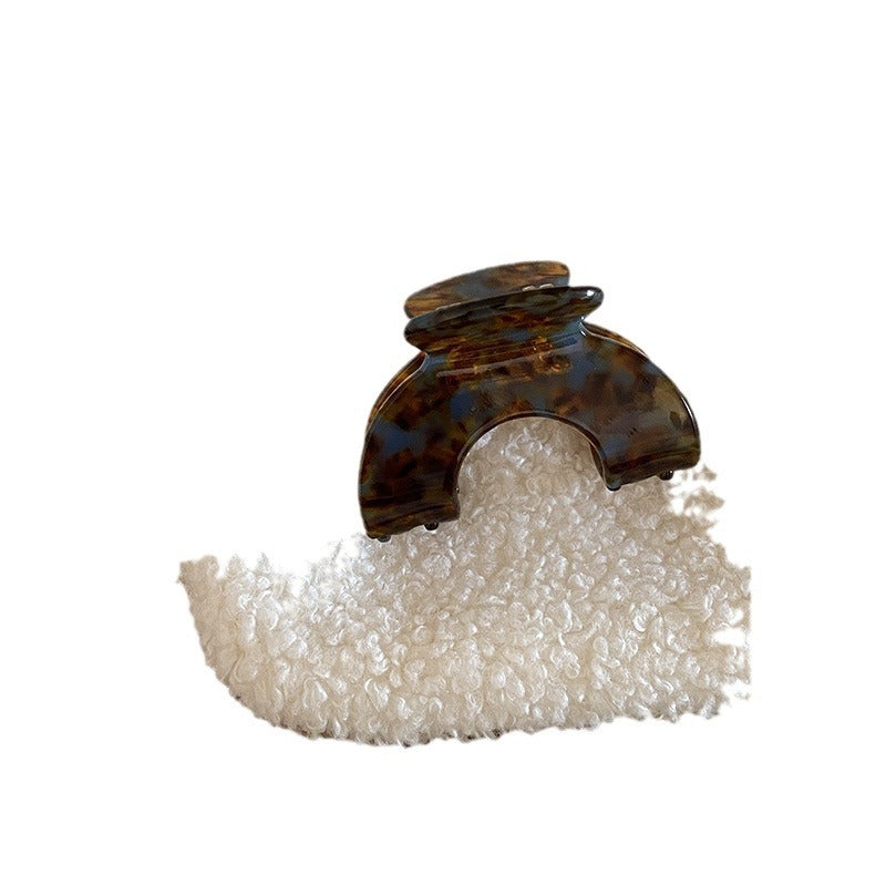 醋酸板材鯊魚夾－櫻花粉款細節｜https://igowo.tw/