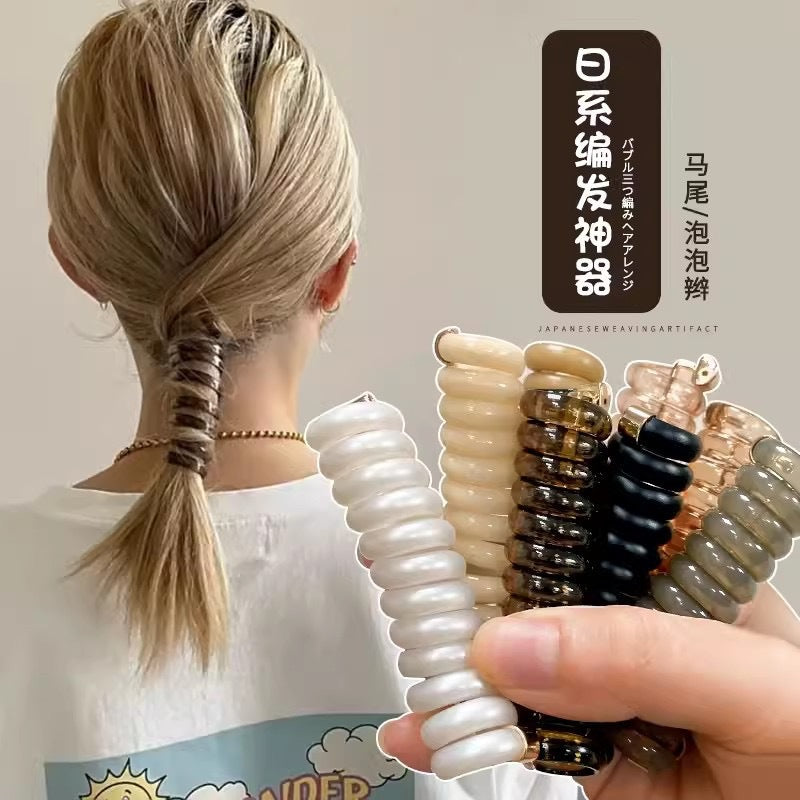 彈力繩簡約髮圈－商品主圖｜https://igowo.tw/