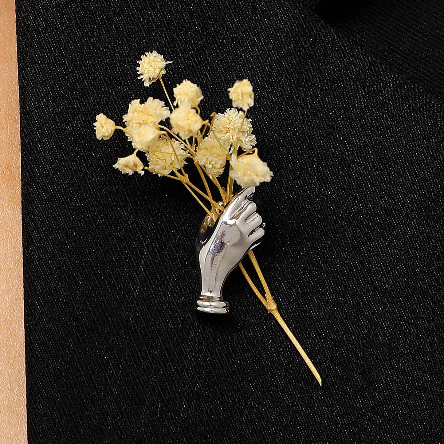 花朵小巧項鍊－細節特寫4｜https://igowo.tw/
